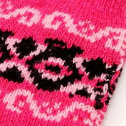 时尚与温暖的完美结合——新梅手套厂2014新款女士针织提花手套厂家直销